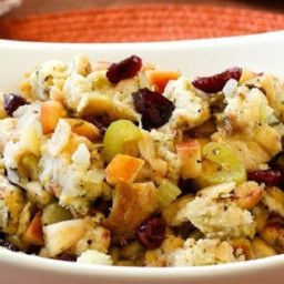 Slow Cooker Cranberry Apple Stuffing Recipe