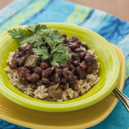 Slow Cooker Cuban-Style Black Beans with Rice