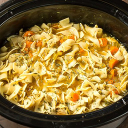 Slow Cooker Curried Chicken Noodle Soup
