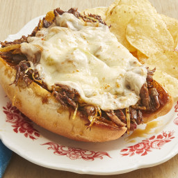 Slow-Cooker Drip Beef Sandwiches