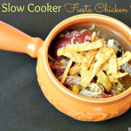 Slow Cooker Fiesta Chicken Soup