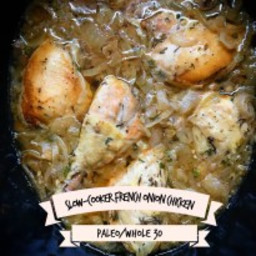 Slow Cooker French Onion Chicken (Whole30, Paleo)