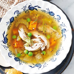 Slow-cooker French-style farmhouse chicken soup