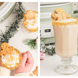 Slow Cooker Gingerbread Lattes
