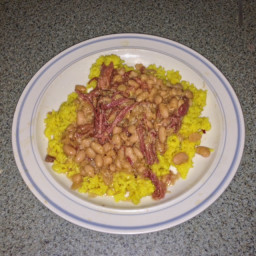Slow Cooker Ham and Beans