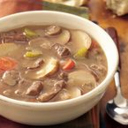 Slow-Cooker Hearty Steak and Tater Soup