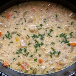 Slow Cooker Homemade Potato Soup