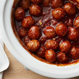 Slow-Cooker Honey-Garlic BBQ Meatballs