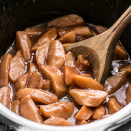 Slow Cooker Hot Buttered Apples