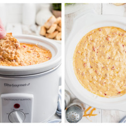 Slow Cooker Hot Pimento Cheese Dip