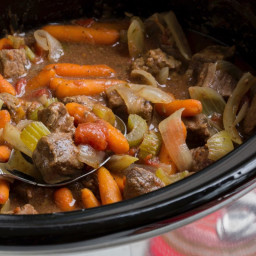 Slow Cooker Italian Beef and Tomato Stew