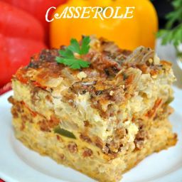 Slow Cooker Italian Breakfast Casserole + a Giveaway!