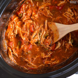 Slow Cooker Italian Chicken and Peppers