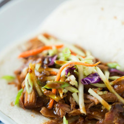 Slow Cooker Korean Tacos