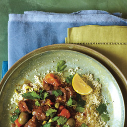 Slow-Cooker Lamb, Apricot, and Olive Tagine