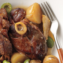 Slow-Cooker Lamb with Olives and Potatoes