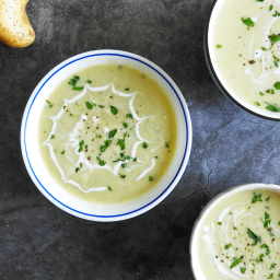 Slow Cooker Leek & Potato Soup Recipe