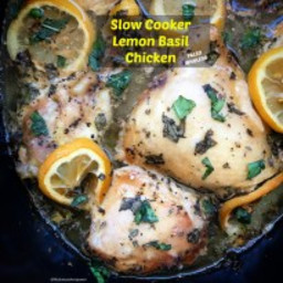Slow Cooker Lemon-Basil Chicken (Paleo/Whole30)
