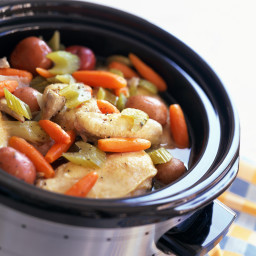 Slow Cooker Lemon Chicken and Carrots