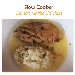 Slow Cooker Lemon Garlic Chicken