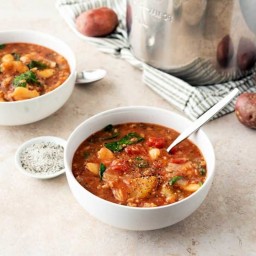 Slow Cooker Lima Bean Tomato Stew