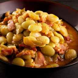 Slow Cooker Lima Beans and Ham