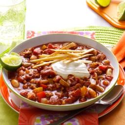 Slow Cooker Lime Chicken Chili Recipe
