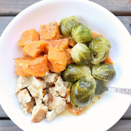 Slow Cooker Maple Dijon Chicken and Sweet Potatoes