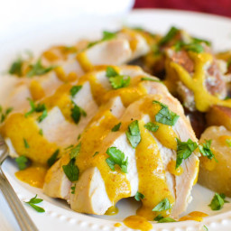 Slow-Cooker Maple Mustard Chicken and Potatoes
