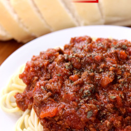 Slow Cooker Meat Sauce
