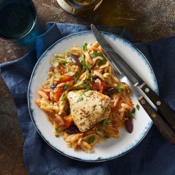 Slow-Cooker Mediterranean Chicken and Orzo