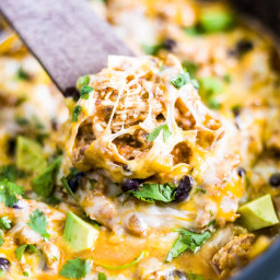 Slow Cooker Mexican Chicken Casserole with Quinoa