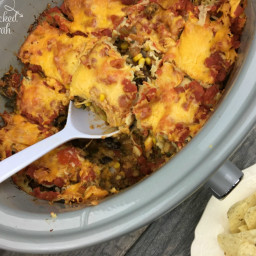 Slow Cooker Mexican Lasagna - Delicious and Simple!