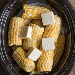 Slow Cooker Milk and Honey Corn on the Cob