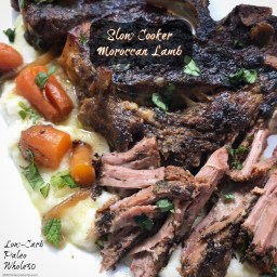 Slow Cooker Moroccan Lamb (Paleo/Whole30)