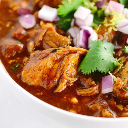 Slow Cooker New Mexican Red Pork Chili