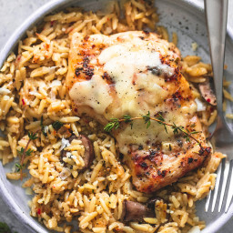 Slow Cooker Parmesan Herb Chicken & Orzo