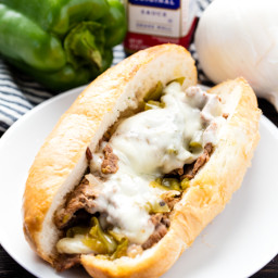 Slow Cooker Philly Cheese Steak Recipe