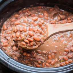 Slow Cooker Pinto Beans and Beef