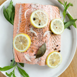 Slow Cooker Poached Salmon