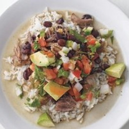 Slow-Cooker Pork and Black Beans With Fresh Salsa
