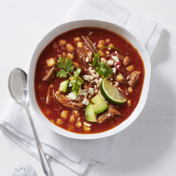 Slow-Cooker Pork and Hominy Posole Soup