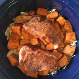 Pork Chops and Root Vegetables