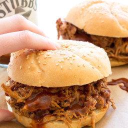 Slow Cooker Pulled Pork Barbecue Sandwiches