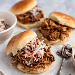 Slow cooker pulled pork is my favorite way to serve a crowd!