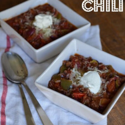 Slow Cooker Red and Green Chili