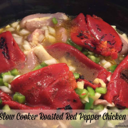 Slow Cooker Roasted Red Pepper Chicken