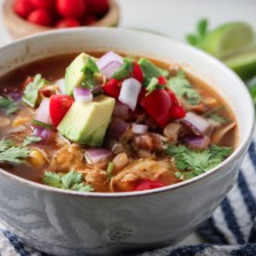 Slow Cooker Rotel Chicken Soup