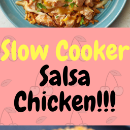 Slow Cooker Salsa Chicken!!!