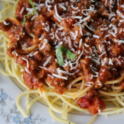 Slow Cooker Spaghetti Bolognese Sauce